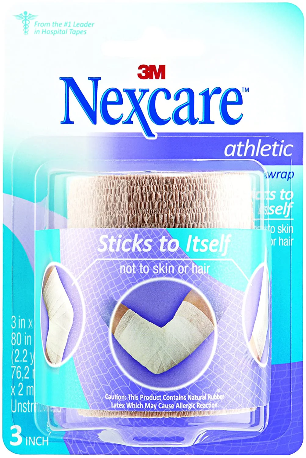 3M Nexcare Active Line, Self-Adhesive Athletic Wrap - Image 3