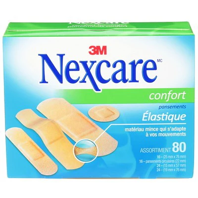 3M Nexcare Comfort Bandages, Stretchy, Assorted Sizes - Image 2