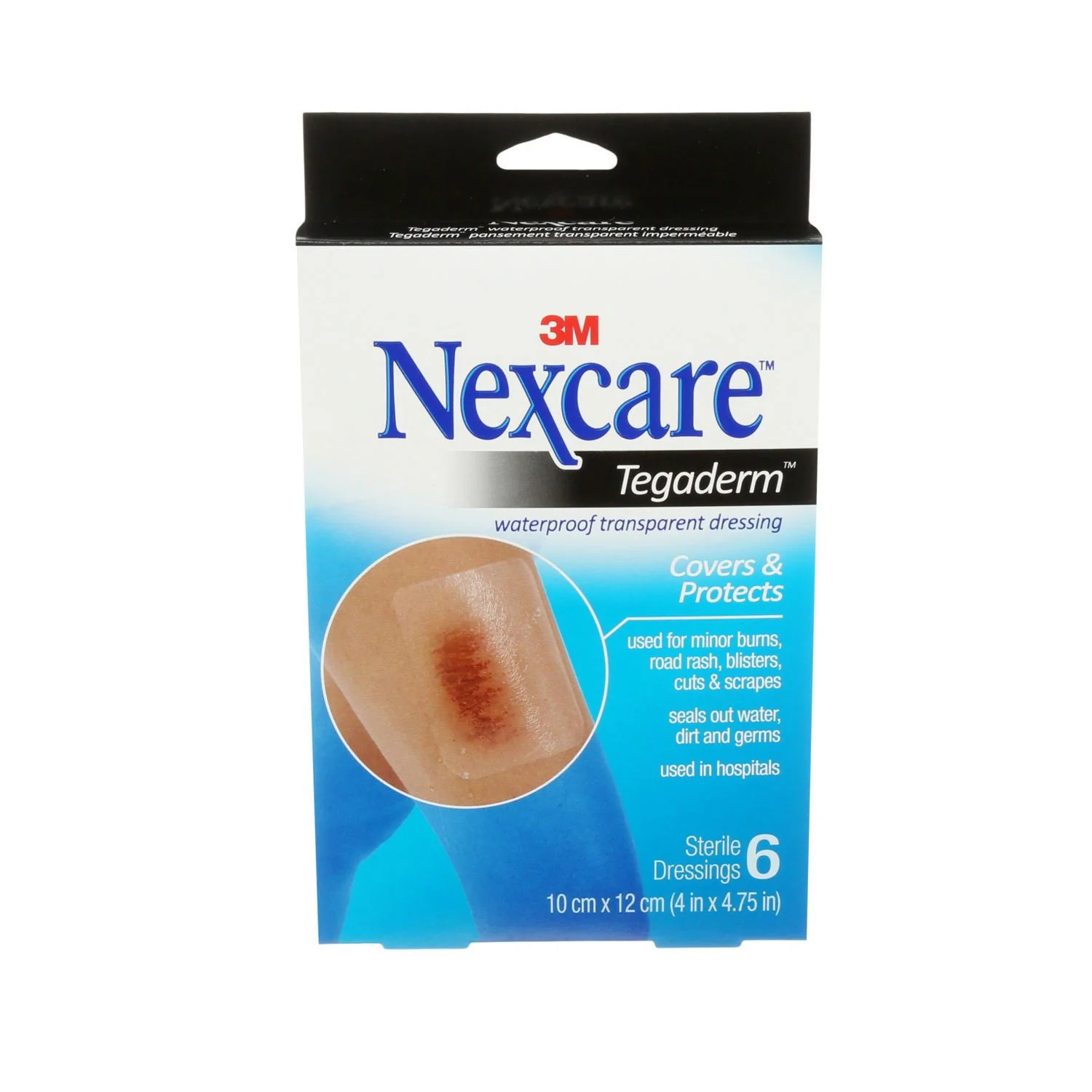 3M Nexcare Tegaderm Waterproof Transparent Dressing - 6 sterile dressings - Image 2