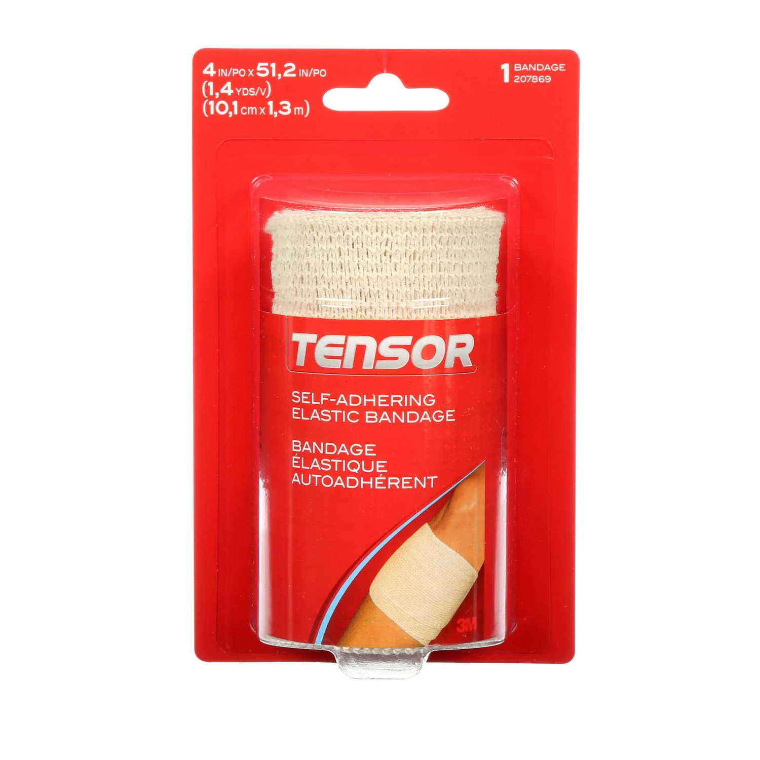 3M Tensor Self-Adhering Elastic Bandage, Tan - 1 single roll - Image 2