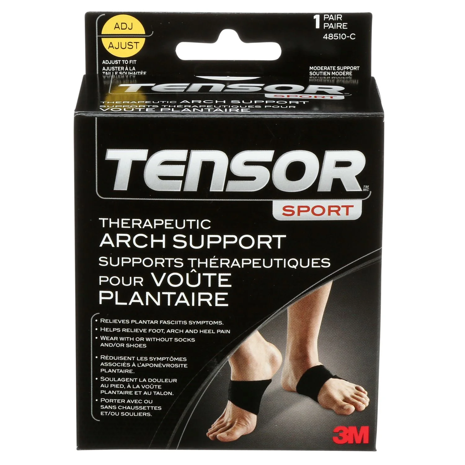 3M Tensor Sport Therapeutic Arch Support - 1 pair