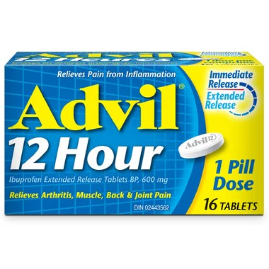 Advil 12 Hour Ibuprofen Extended Release Tablets