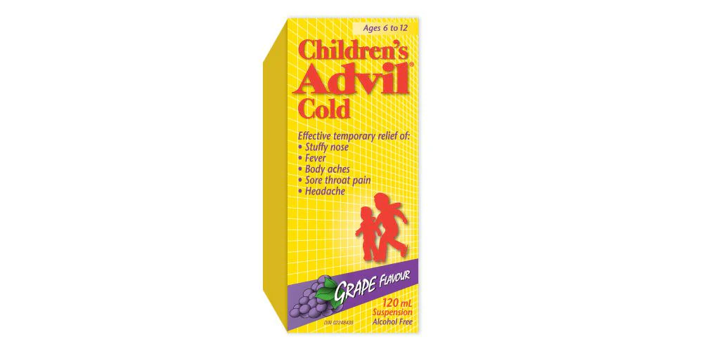 Advil Children's Cold, Grape Flavour - 120 ml
