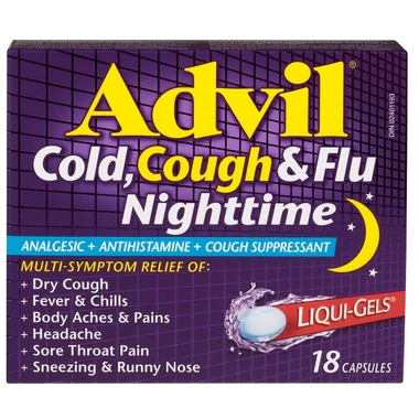 Advil Cold, Cough, & Flu Nighttime Liqui-Gels