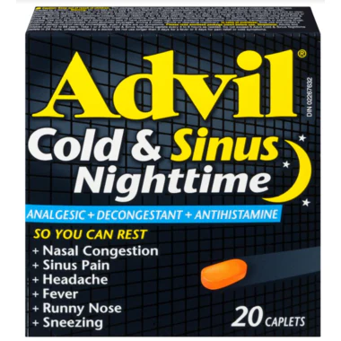 Advil Cold & Sinus Nighttime