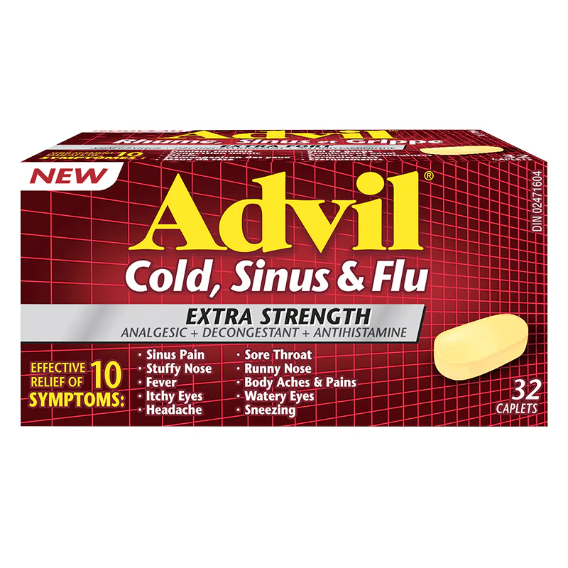 Advil Extra Strength Cold, Sinus, & Flu Caplets - Image 2
