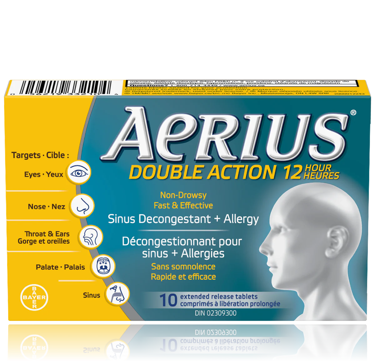 Aerius Dual Action 12-Hour Non-Drowsy Allergy