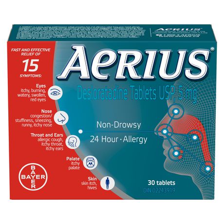 Aerius Non-Drowsy 24-Hour Allergy Relief Tablets - Image 3