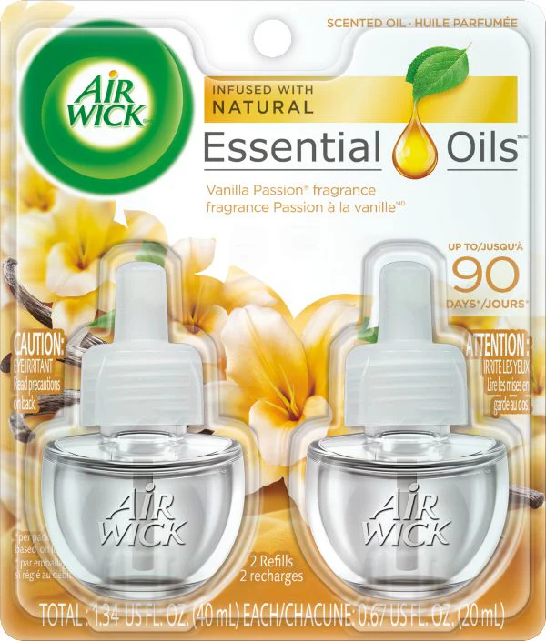 Air Wick Plug-in Air Freshener Infused with Natural Essential Oils - 2 refills