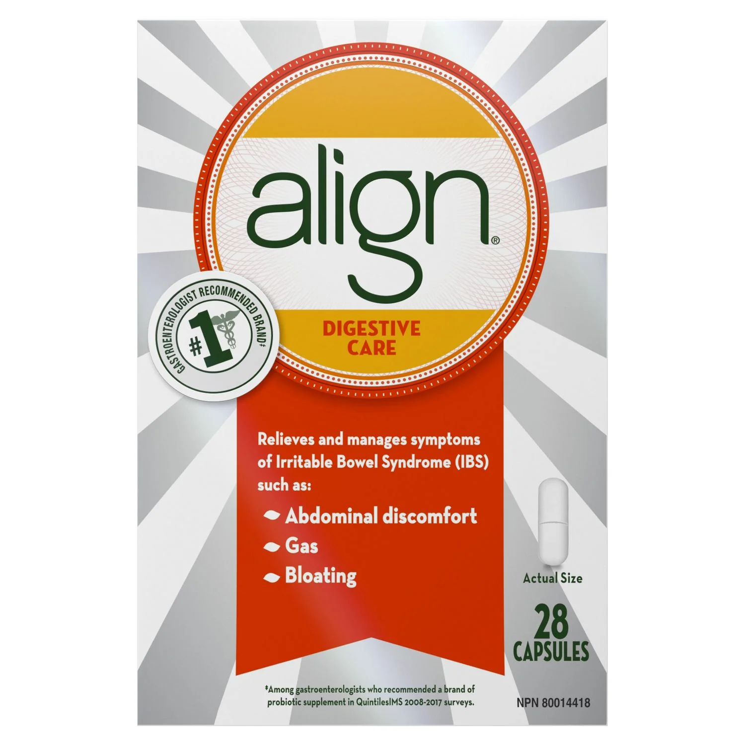 Align Probiotic Supplement Capsules - Image 2