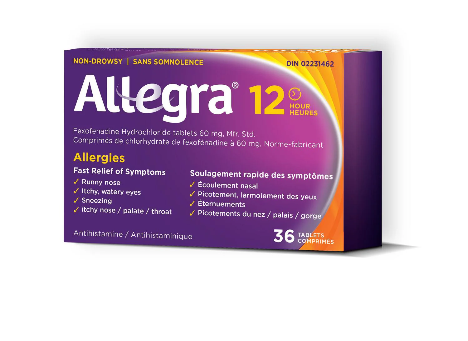 Allegra 12-Hour Non-Drowsy Allergy Relief Tablets - Image 2