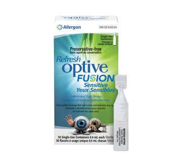 Allergan Refresh Optive Fusion Sensitive - 30 x 0.4 ml
