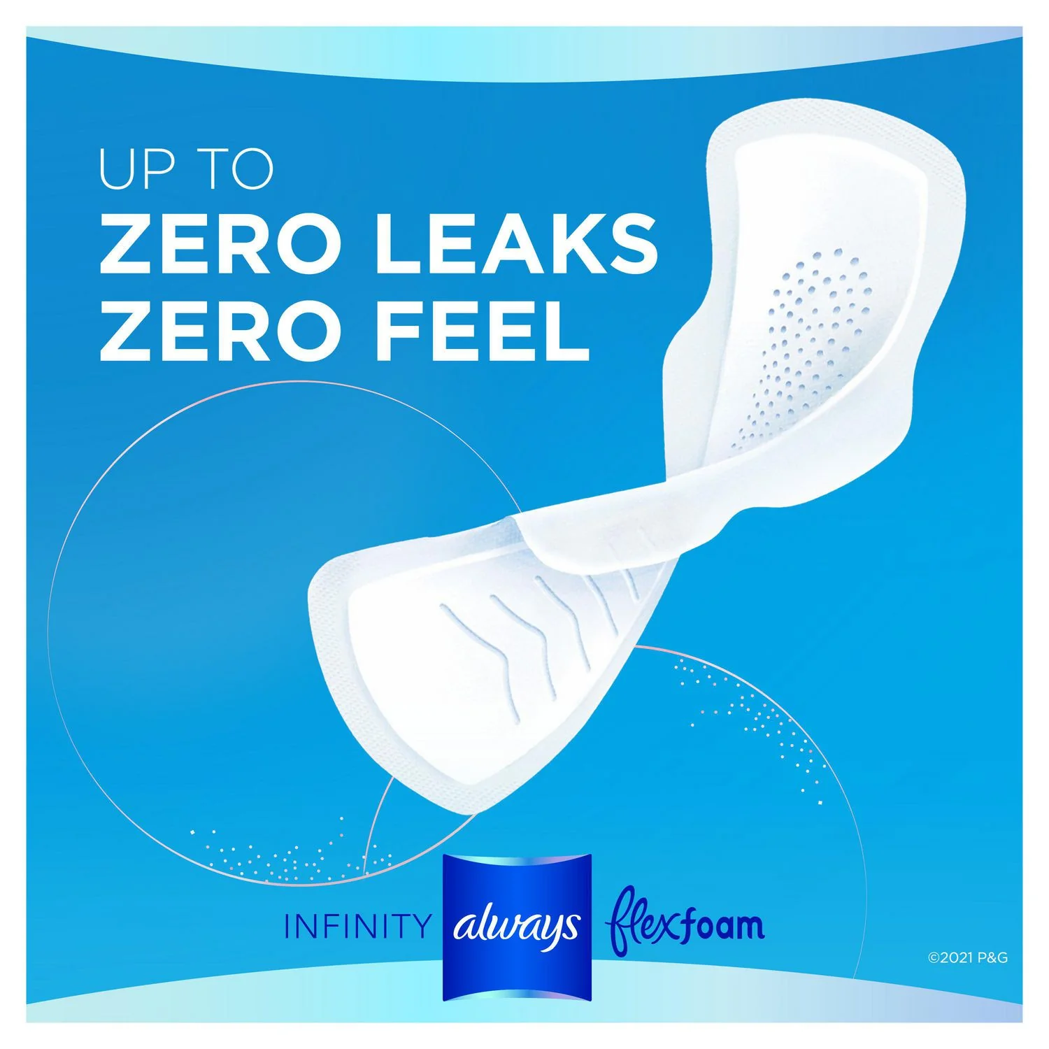 Always Infinity with FlexFoam Size 1 Regular Flow Pads with Wings, Unscented - Image 3
