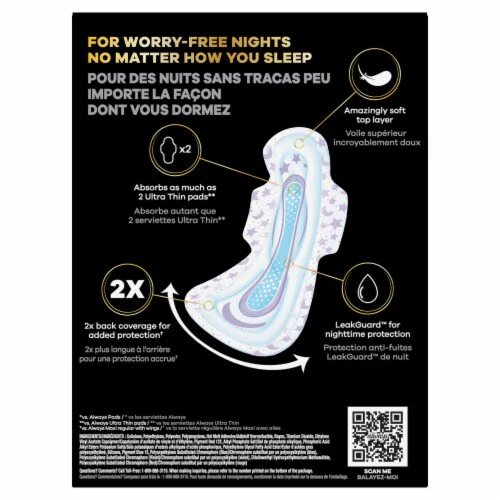 Always Zzzz Overnight Pads, Size 6 - Image 2