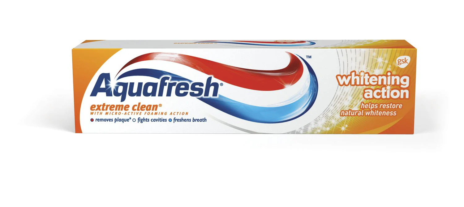 Aquafresh Extreme Clean, With Micro-active Foaming Action, Whitening Action - 90mL