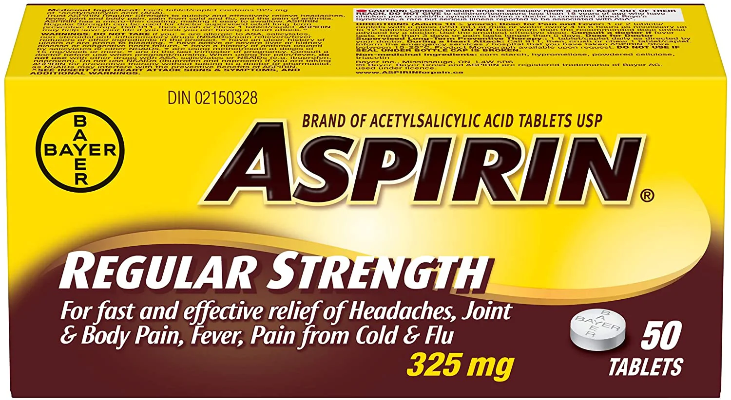 Aspirin Regular Strength - 325 mg