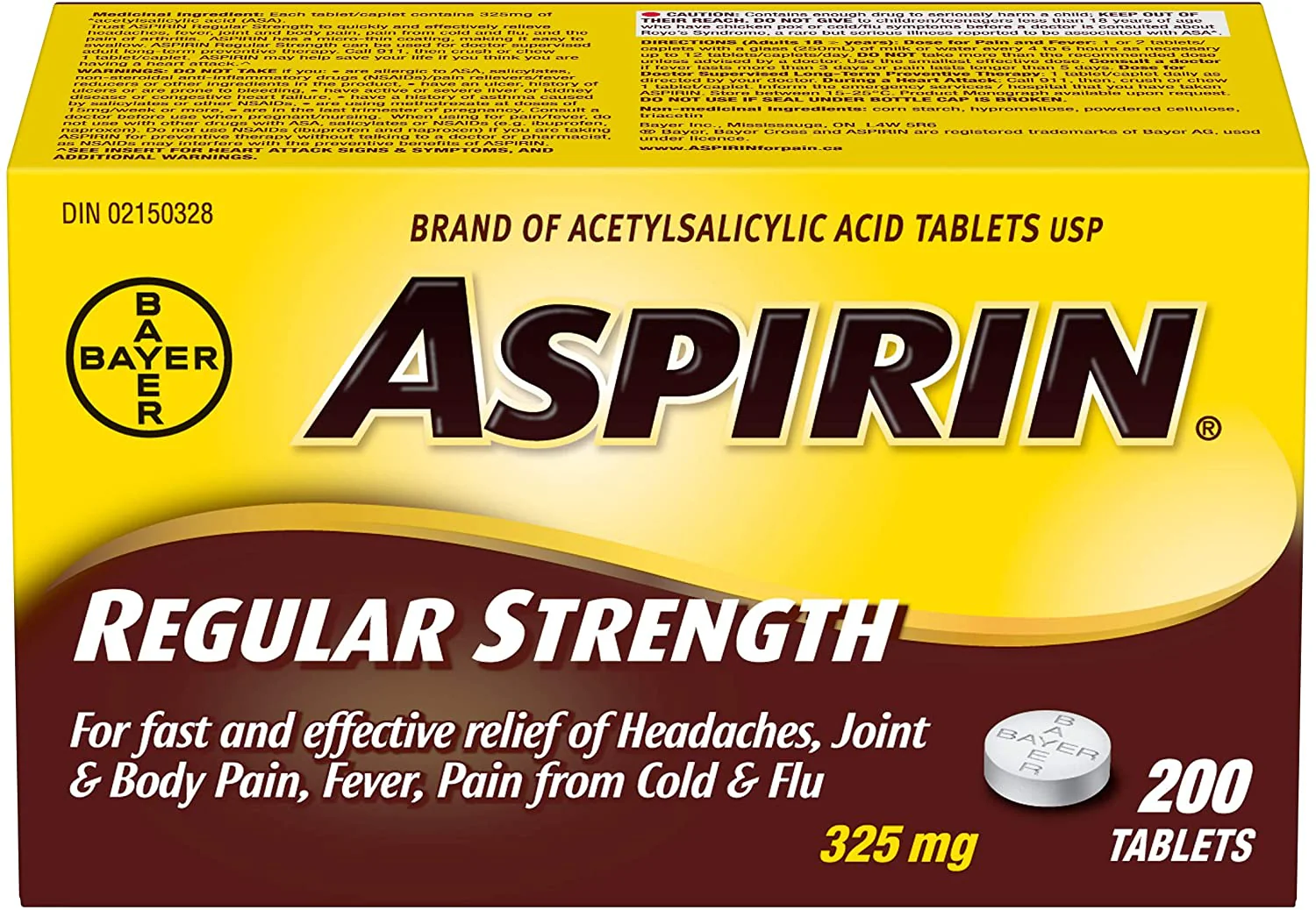 Aspirin Regular Strength - 325 mg - Image 3