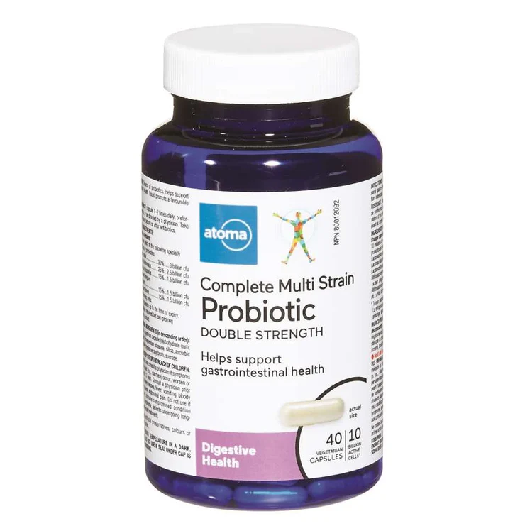 Atoma Complete Multi Strain Probiotic, 10 Billion Active Cells - 40 capsules
