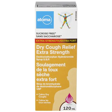 Atoma Extra Strength Dry Cough Relief Syrup - 120 ml