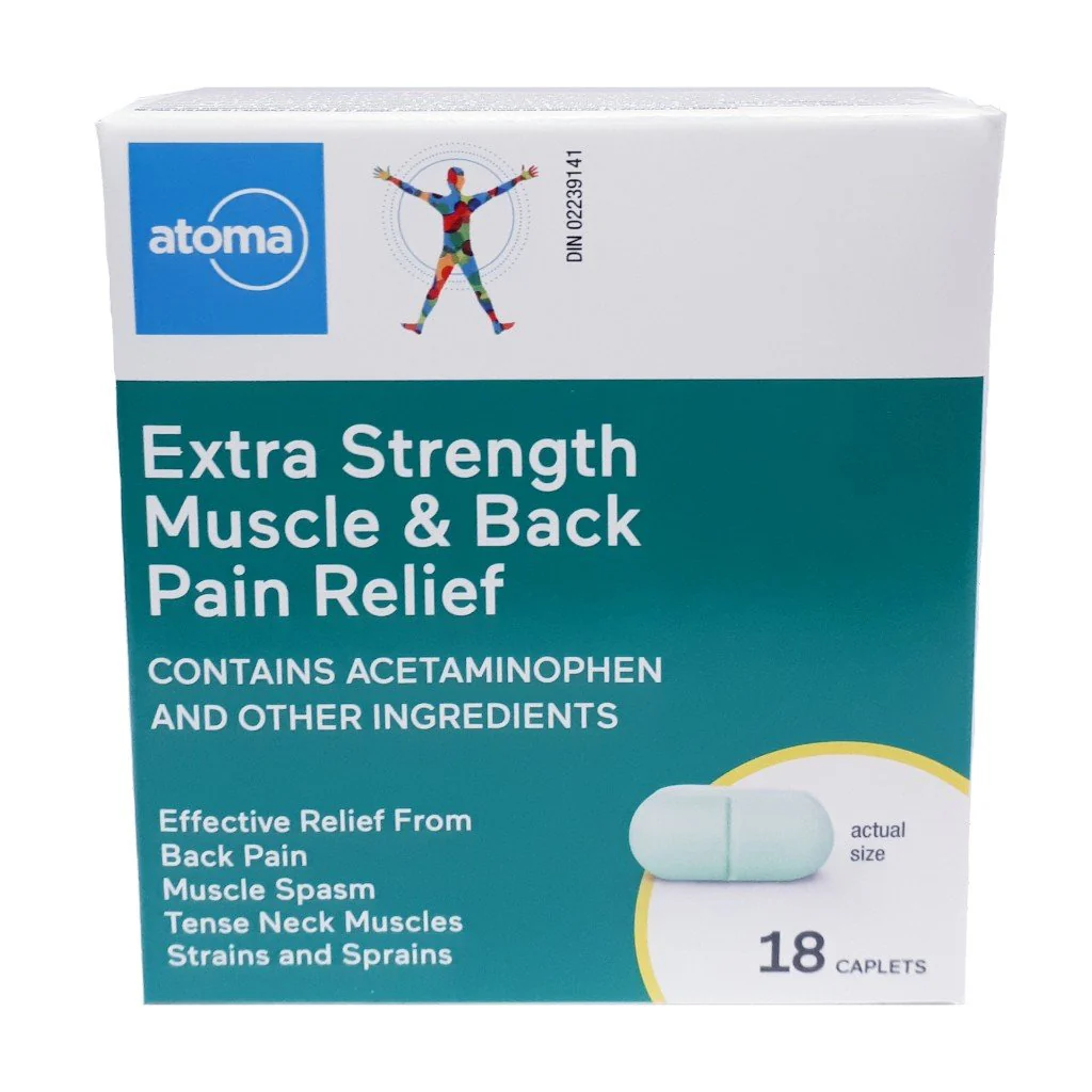 Atoma Extra Strength Muscle & Back Caplets