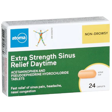 Atoma Extra Strength Sinus Relief Daytime - 24 caplets