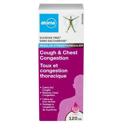 Atoma Regular Strength Cough & Chest Congestion Syrup - 120 ml