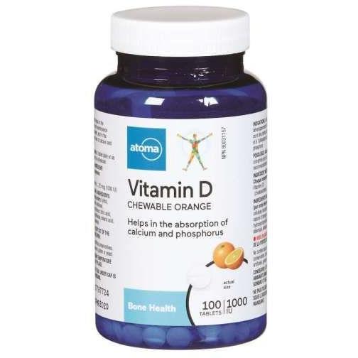 Atoma Vitamin C Chewable 500 mg - 120 tablets