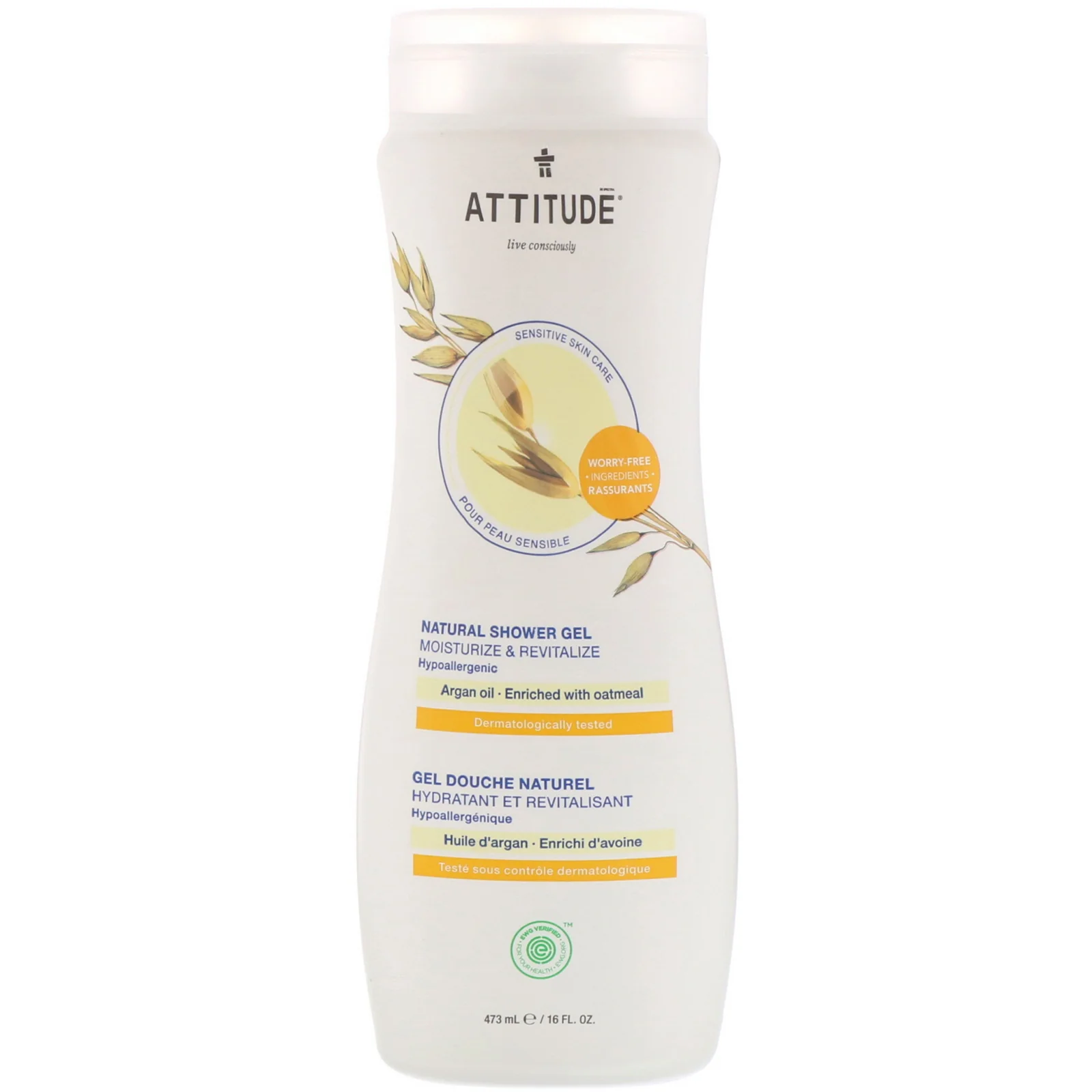 Attitude Natural Shower Gel - 473 mL - Image 2