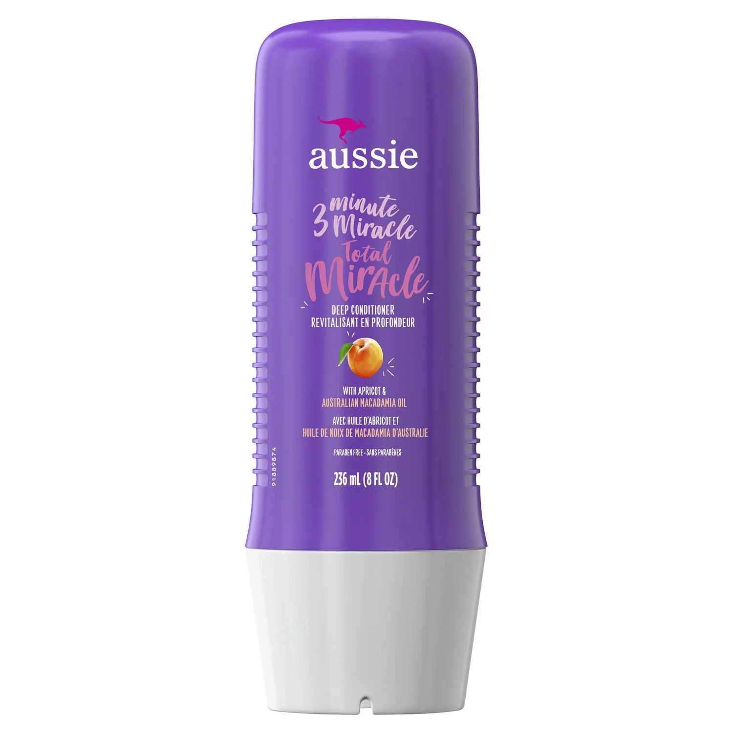 Aussie 3-Minute Miracle Moist Deep Conditioner with Apricot & Australian Macadamia Oil - 236 ml