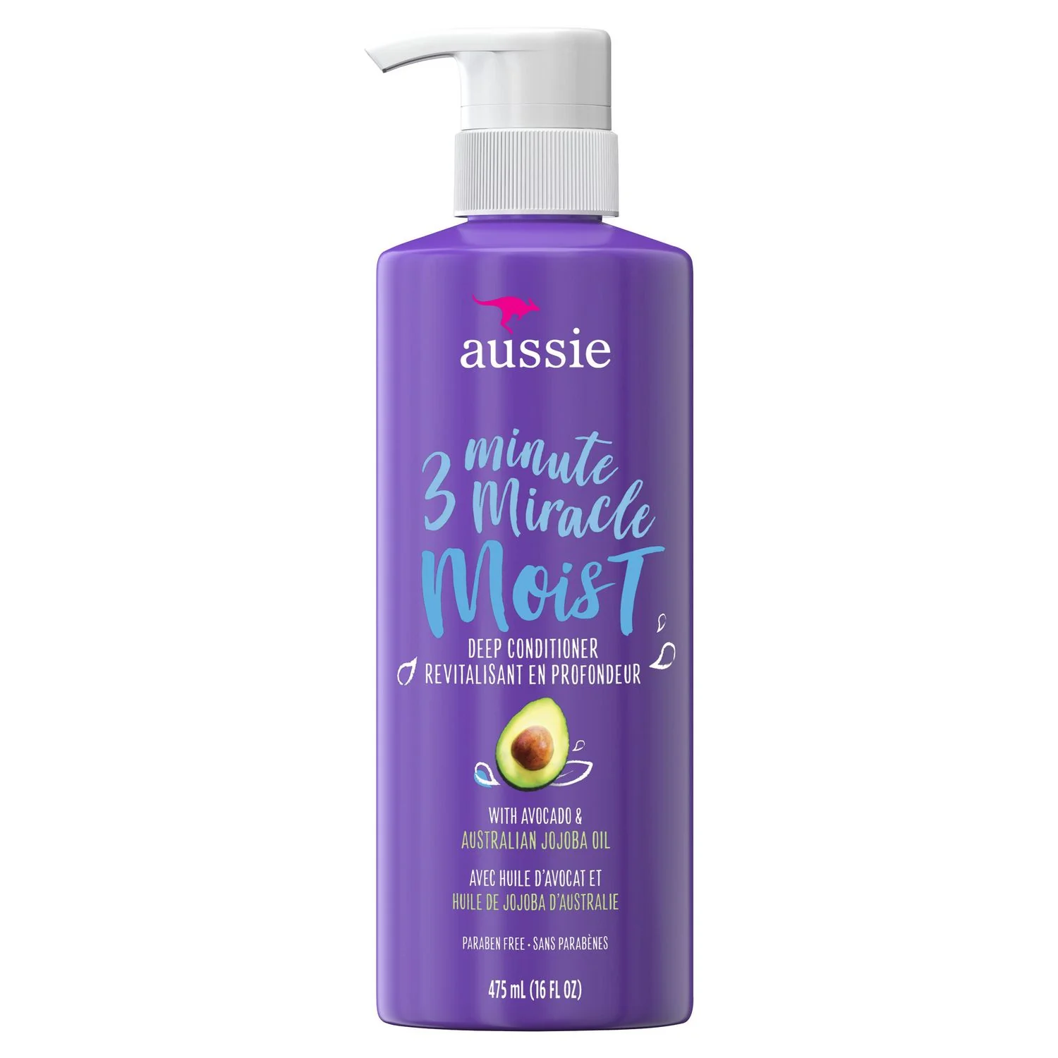 Aussie 3-Minute Miracle Moist Deep Conditioner with Avocado & Australian Jojoba Oil - Image 2