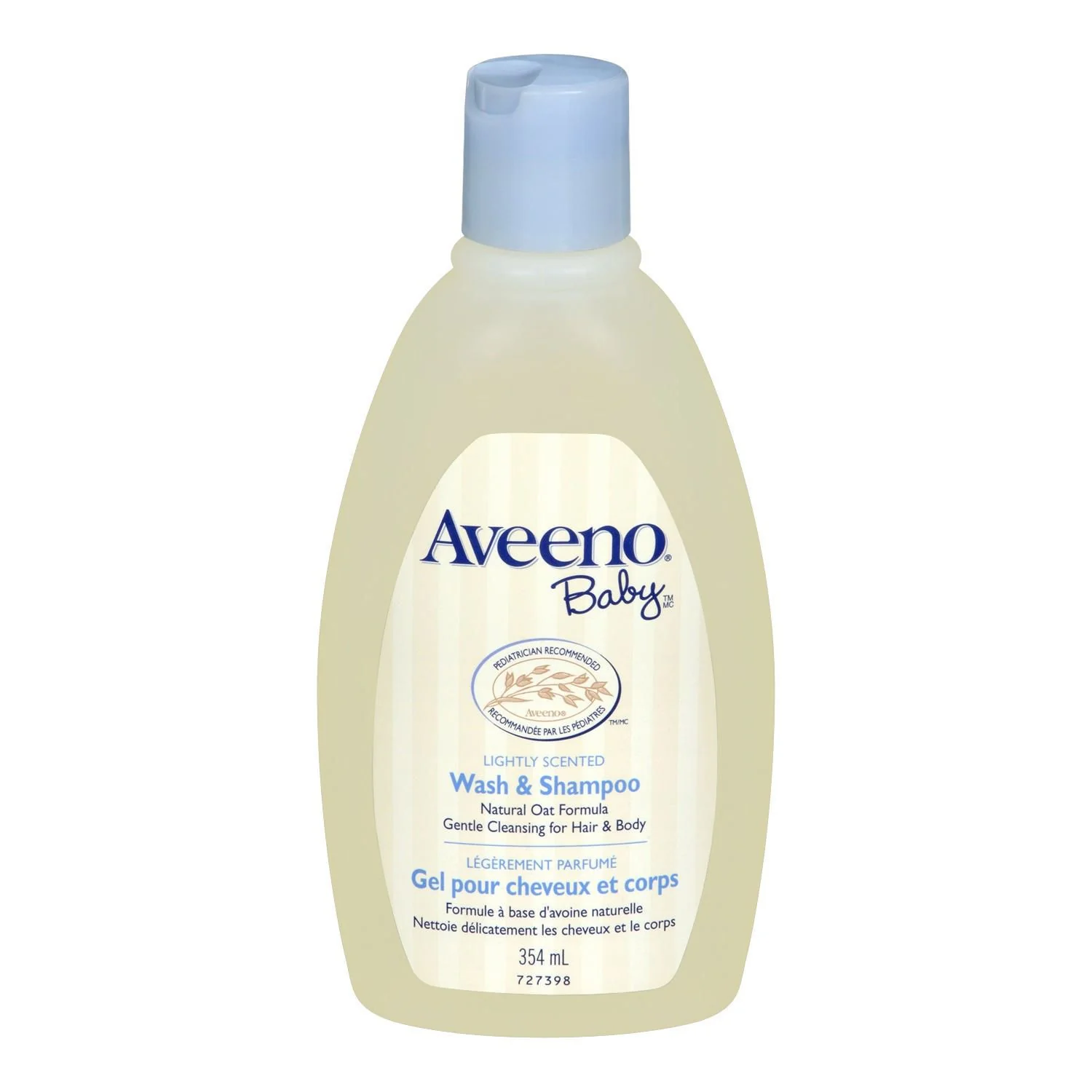 Aveeno Baby Wash & Shampoo, Lightly Scented - Image 2
