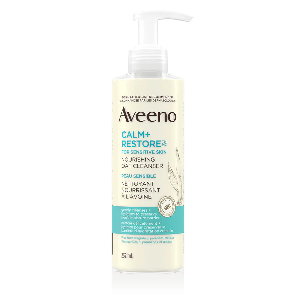 Aveeno Calm + Restore Nourishing Oat Cleanser - 232 ml