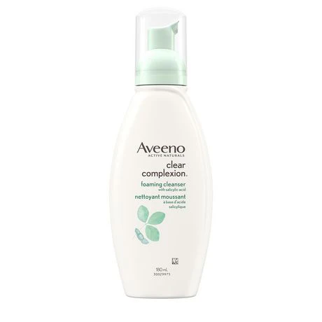 Aveeno Clear Complexion, Foaming Cleanser With Salicylic Acid - 180 mL
