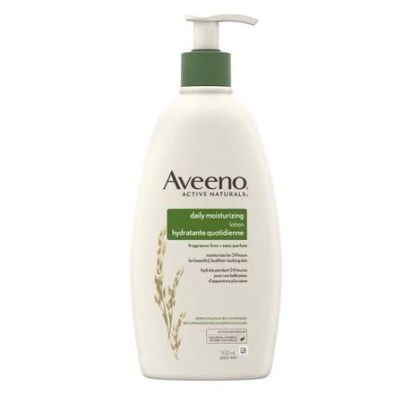 Aveeno Daily Moisturizing Body Lotion, Unscented - Image 3