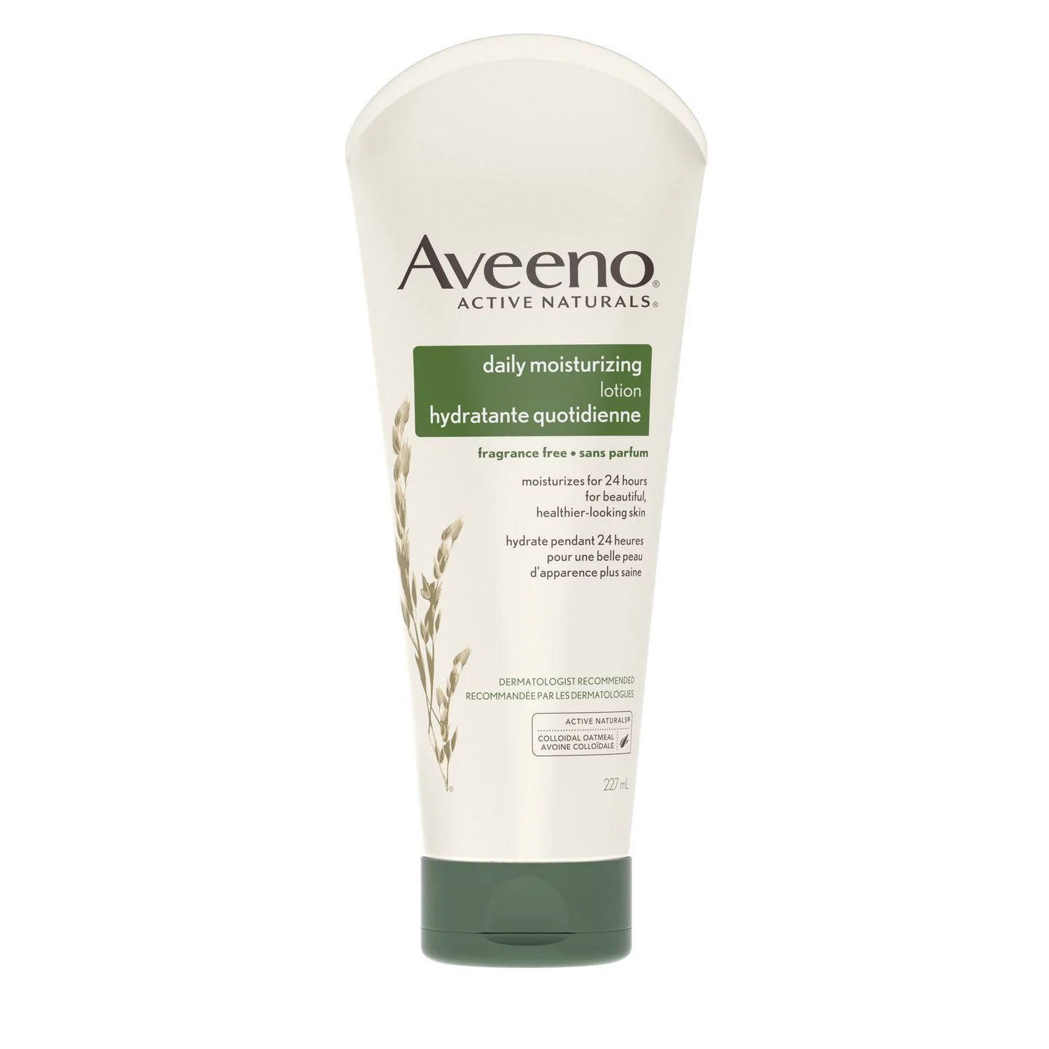 Aveeno Daily Moisturizing Lotion With Natural Colloidal Oatmeal, Fragrance Free - Image 2