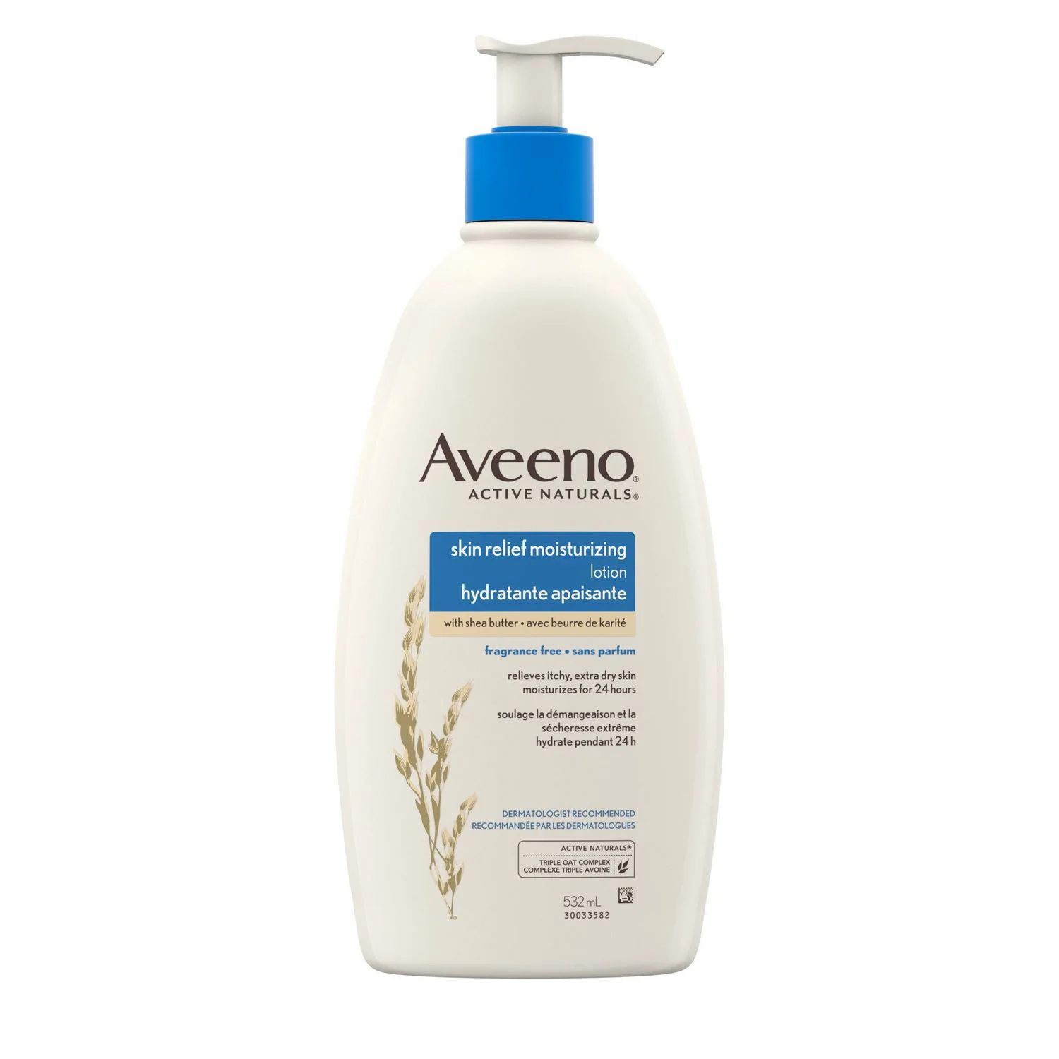 Aveeno Skin Relief Moisturizing Body Lotion with Shea Butter - Image 2