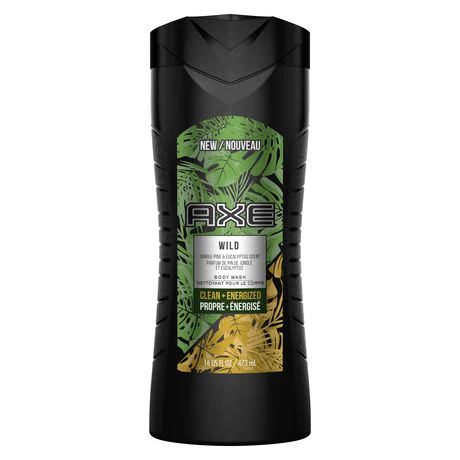 Axe Wild Body Wash, Jungle Pine & Eucalyptus - 473 ml