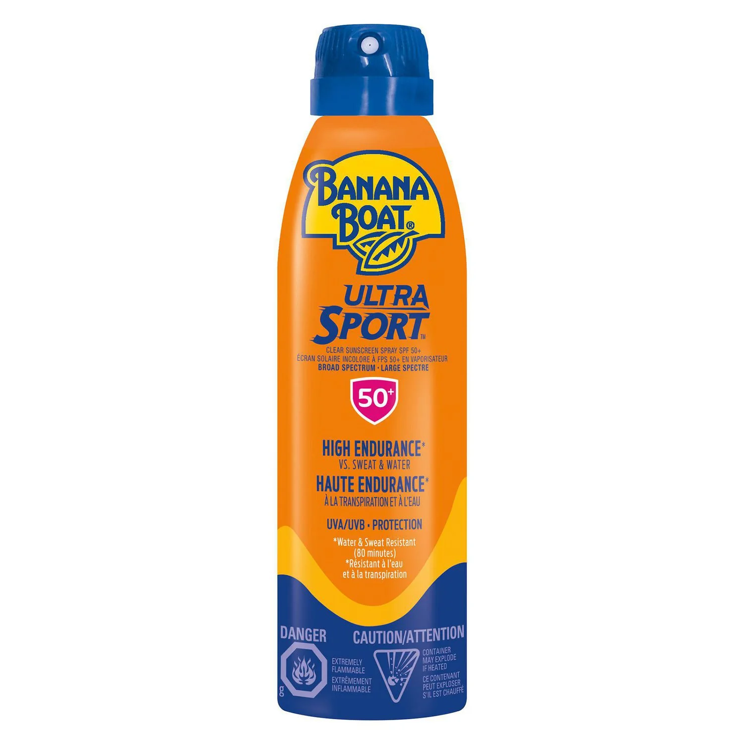 Banana Boat Ultra Sport Clear Sunscreen Spray, High Endurance VS. Sweat And Water, SPF 30 - Image 2