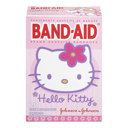 Band-Aid Kids Adhesive Bandages, Hello Kitty - 20 assorted sizes