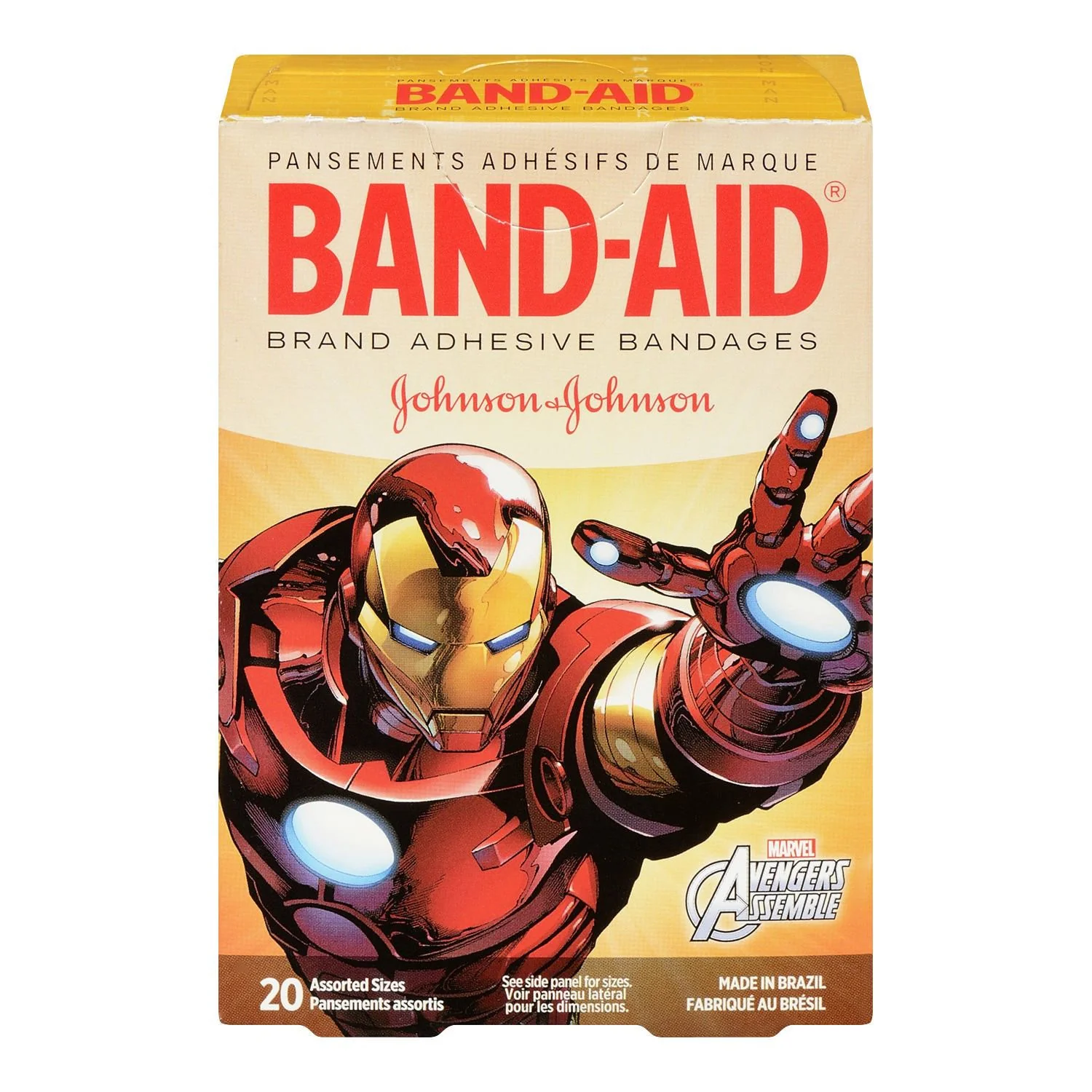 Band-Aid Kids Adhesive Bandages, Marvel Avengers - 20 assorted sizes