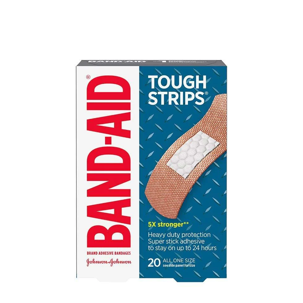 Band-Aid Tough Strips, All One Size Adhesive Bandages