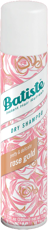 Batiste Dry Shampoo, Rose Gold - 200 ml