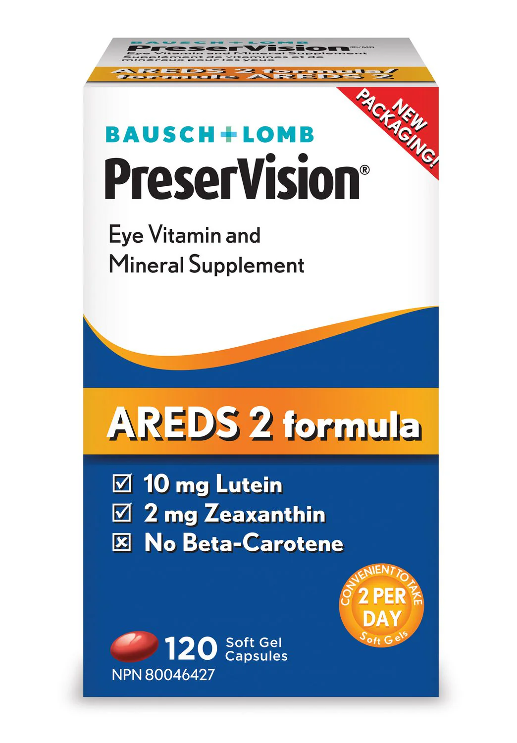 Bausch + Lomb PreserVision Eye Vitamin & Mineral Supplement Soft Gels - Image 2