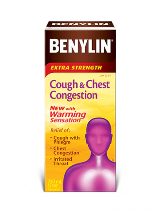 Benylin Extra Strength Cough & Chest Congestion with Warming Sensation - 250 ml