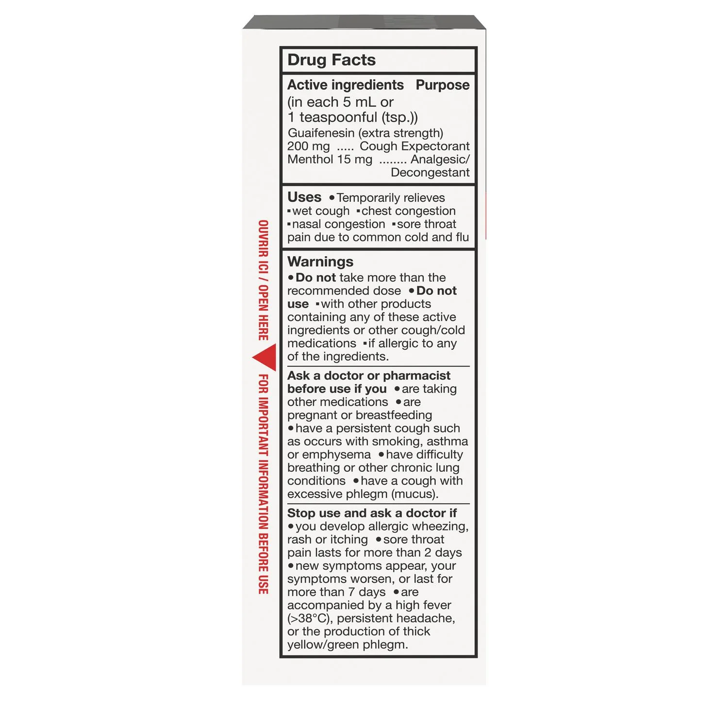 Benylin Extra Strength Sore Throat & Cough Syrup - Image 3