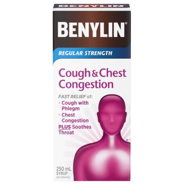 Benylin Regular Strength Cough & Chest Congestion Syrup - Image 2
