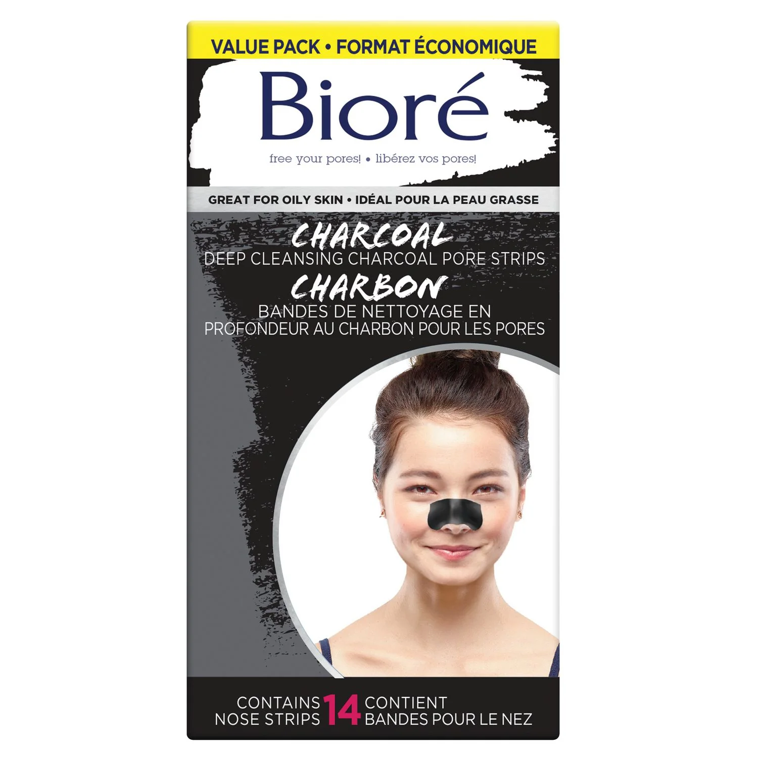 Biore Deep Cleansing Charcoal Pore Strips - Image 2