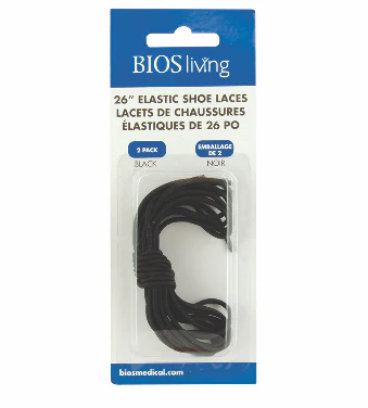 Bios Living 26" Elastic Shoe Laces - 1 pair
