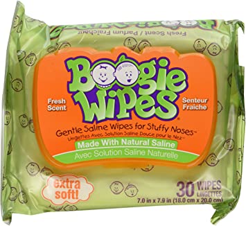 Boogie Wipes Gentle Saline Wipes - 30 wipes