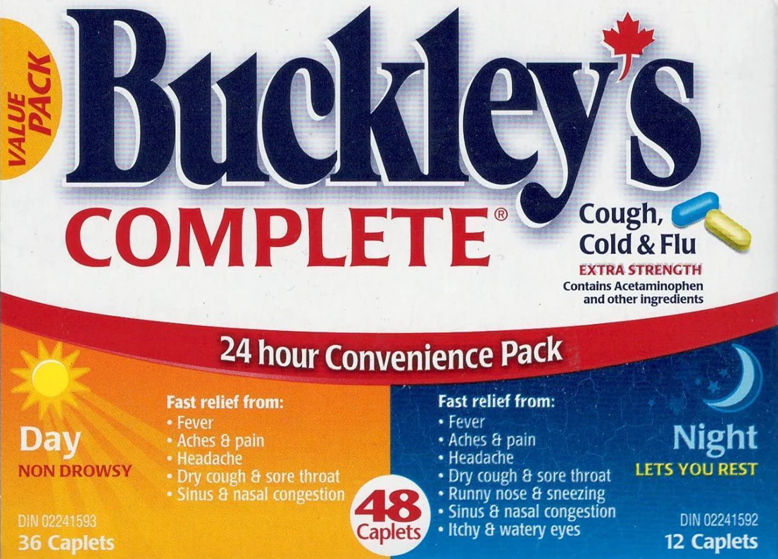 Buckley's Complete Cough, Cold, & Flu Extra Strength, Day & Night - Image 2